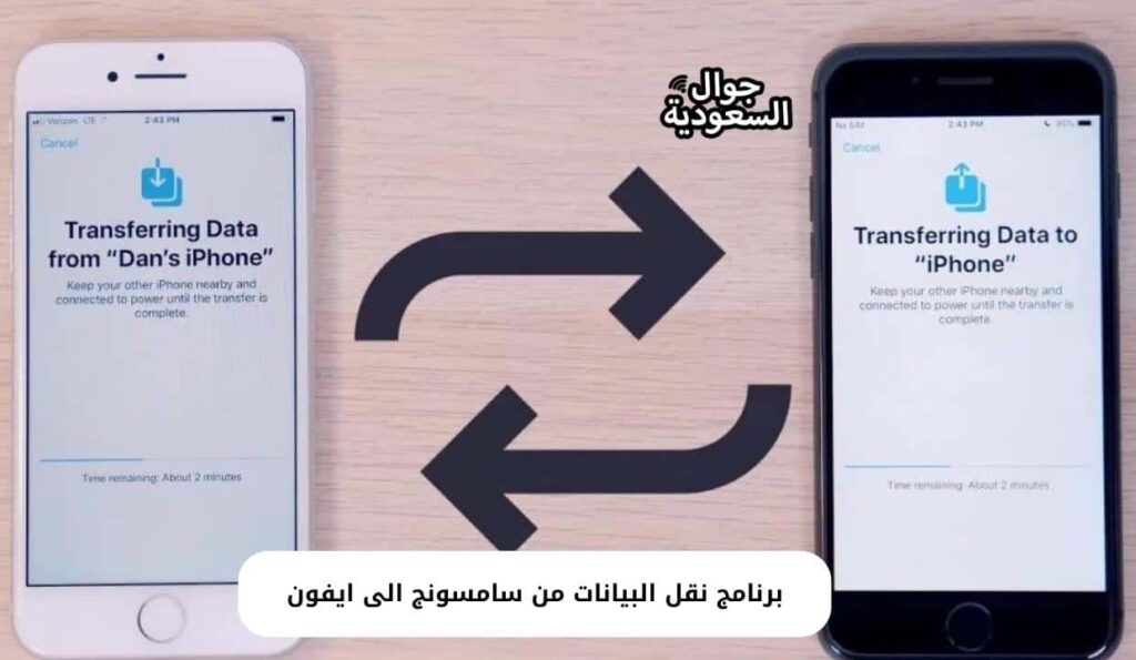 برنامج نقل البيانات من سامسونج الى ايفون